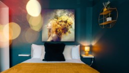 Yellow roses veggbilde fra Nordic Art