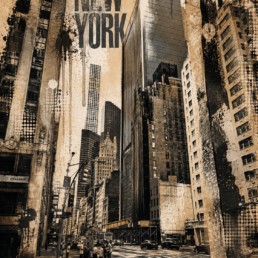 NewYork doowntown veggbilde fra Dahlia Design