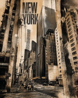 NewYork doowntown veggbilde fra Dahlia Design