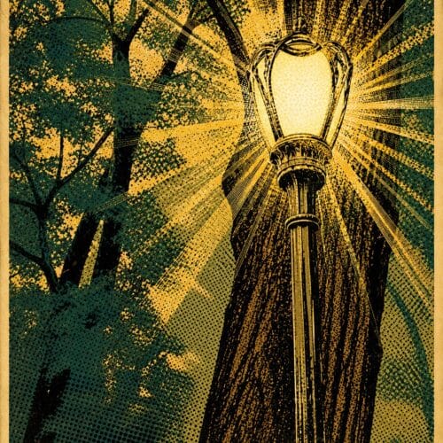 Light me up veggbilde fra Dahlia Design